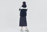 ロマンティッククラウン(ROMANTIC CROWN) HEAVY LAYOUT FLEECE JUMPER_NAVY