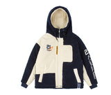 ロマンティッククラウン(ROMANTIC CROWN) HEAVY LAYOUT FLEECE JUMPER_NAVY