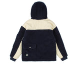 ロマンティッククラウン(ROMANTIC CROWN) HEAVY LAYOUT FLEECE JUMPER_NAVY