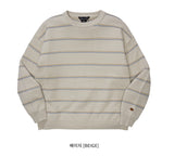 ダブルユーブイプロジェクト(WV PROJECT)BLANC STRIPE KNIT BEIGE MJKN7310