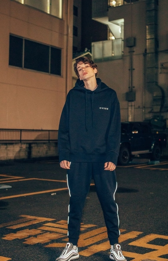 OVERR(オベルー) ESSAY.3 NAVY SCOTCH PIPING PANTS