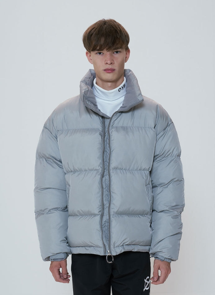 オーワイ(OY)  TRIPLE LOGO PADDING - GREY