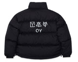 オーワイ(OY)   TRIPLE LOGO PADDING - BLACK