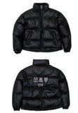 オーワイ(OY)  TRIPLE LOGO LEATHER PADDING - BLACK