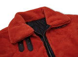 オーワイ(OY)  LOGO FUR JACKET - RED