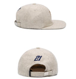 ロマンティッククラウン(ROMANTIC CROWN) RC LOGO WOOL BALL CAP_BEIGE