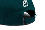 ロマンティッククラウン(ROMANTIC CROWN) RC LOGO WOOL BALL CAP_GREEN