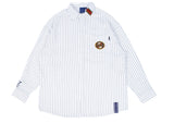 ロマンティッククラウン(ROMANTIC CROWN) 21C BOYS STRIPED SHIRT_WHITE