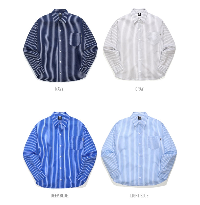 ティーダヴリューエヌ(TWN) COLUMN STRIPE SHIRTS (4color) STLS3231