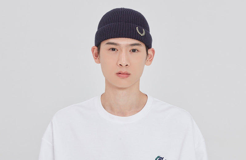 ROMANTIC CROWN(ロマンティック クラウン)LAUREL CROWN WATCH CAP_NAVY