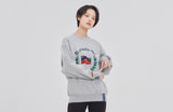 ロマンティッククラウン(ROMANTIC CROWN) CLASSIC LOGO SWEATSHIRT_GREY