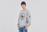 ロマンティッククラウン(ROMANTIC CROWN) CLASSIC LOGO SWEATSHIRT_GREY