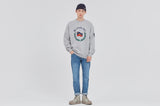 ロマンティッククラウン(ROMANTIC CROWN) CLASSIC LOGO SWEATSHIRT_GREY