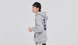 ロマンティッククラウン(ROMANTIC CROWN)  21C BOYS BIG LOGO HOOD_GREY