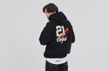 ロマンティッククラウン(ROMANTIC CROWN) 21C BOYS BIG LOGO HOOD_BLACK