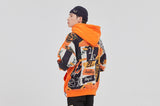 ロマンティッククラウン(ROMANTIC CROWN) 21C BOYS JACQUARD HOOD_ORANGE