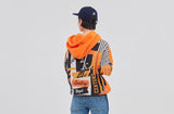 ロマンティッククラウン(ROMANTIC CROWN) 21C BOYS JACQUARD HOOD_ORANGE