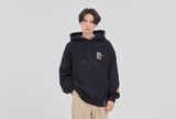 ロマンティッククラウン(ROMANTIC CROWN) 21C BOYS JACQUARD HOOD_NAVY