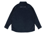 ロマンティッククラウン(ROMANTIC CROWN) CORDUROY WIDE SHIRT_NAVY