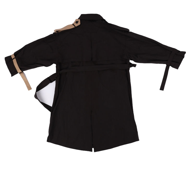 オウェンド(A-WENDE) A-WENDE OVER TRENCH COAT / BLACK