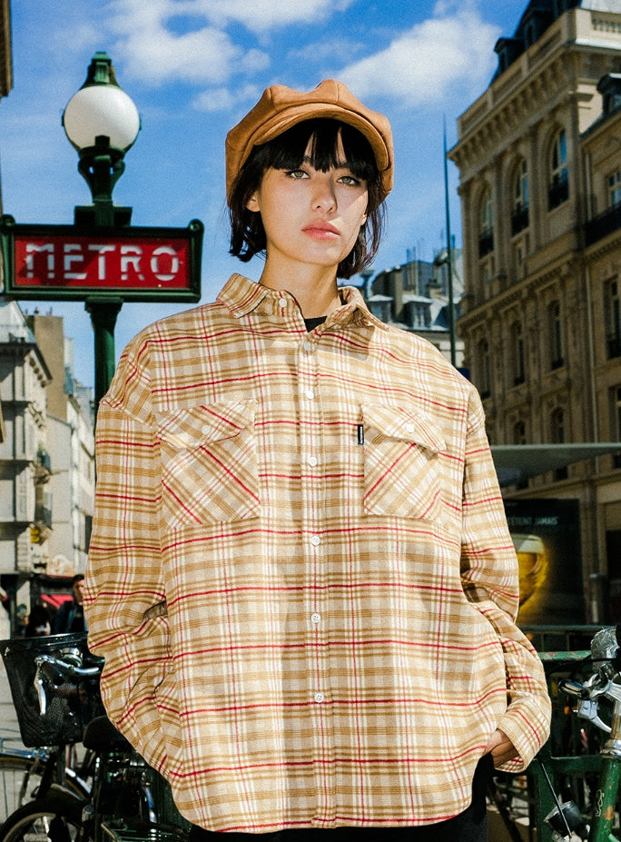 シディスコンマ(SHETHISCOMMA) WARM HEAVY CHECK SH