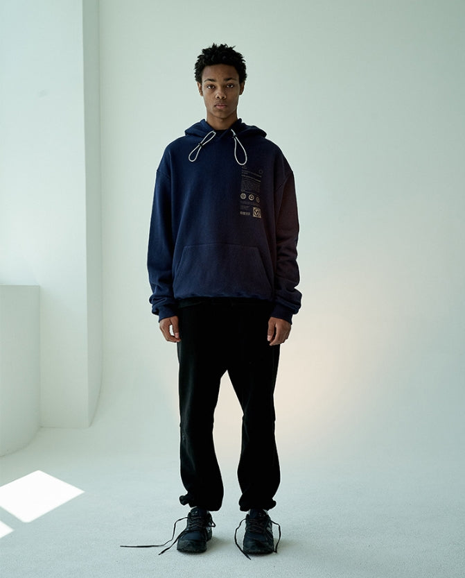 オベルー(OVERR) 19FW NAVY STOPPER HOODIE
