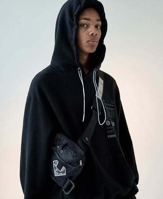 オベルー(OVERR) 19FW BLACK STOPPER HOODIE