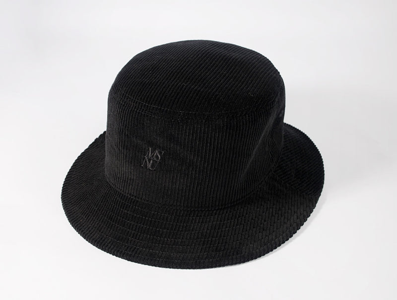 マスノウン(MASSNOUN) MSNU CORDUROY BUCKET HAT MFNAC001-BK