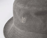 マスノウン(MASSNOUN) MSNU CORDUROY BUCKET HAT MFNAC001-GY