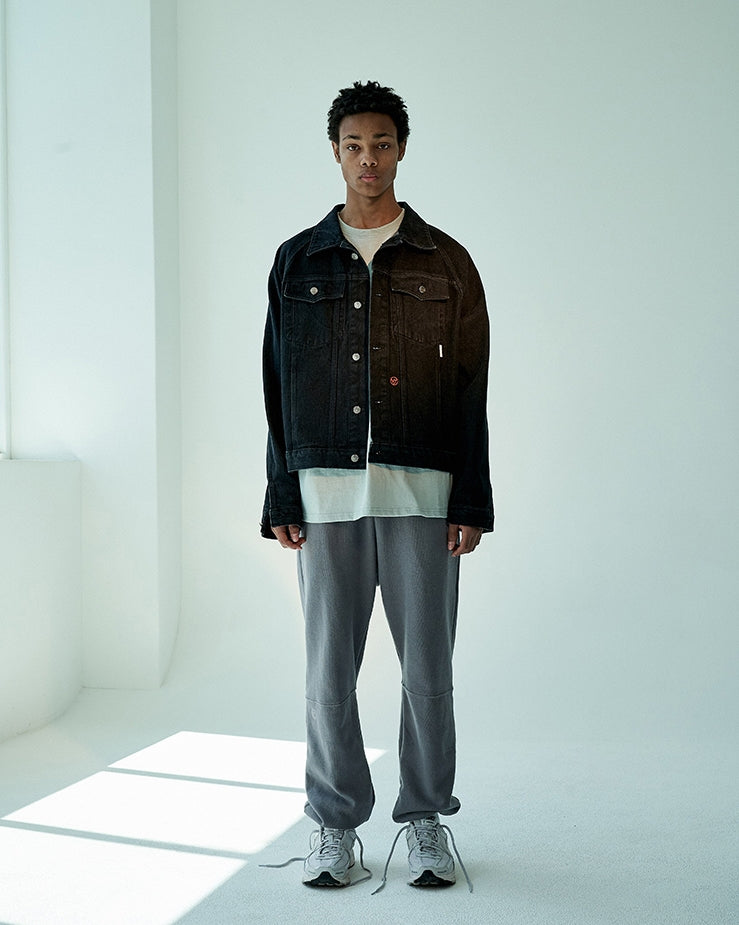 オベルー(OVERR) 19FW BLACK WASHED DENIM JACKET