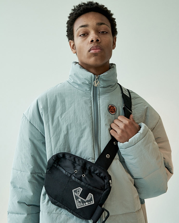 オベルー(OVERR) 19FW RUBBER PATCH MINT SHORT PADDING