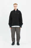 セイントペイン(SAINTPAIN) SP POLAR FLEECE HALF ZIPUP-BLACK