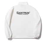 セイントペイン(SAINTPAIN) SP POLAR FLEECE HALF ZIPUP-WHITE