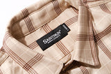 セイントペイン(SAINTPAIN) SP WIDE CHECK SHIRTS-BEIGE