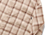 セイントペイン(SAINTPAIN) SP WIDE CHECK SHIRTS-BEIGE