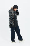 セイントペイン(SAINTPAIN) SP WIDE CHECK SHIRTS-BLACK