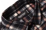 セイントペイン(SAINTPAIN) SP WIDE CHECK SHIRTS-BLACK