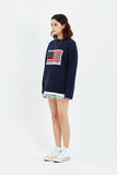 セイントペイン(SAINTPAIN) SP AMERICAN SINGLE KNIT-NAVY