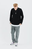 セイントペイン(SAINTPAIN) SP MOCK NECK KNIT-BLACK