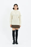 セイントペイン(SAINTPAIN) SP MOCK NECK KNIT-BEIGE