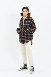 セイントペイン(SAINTPAIN) SP OVER SIZED POCKET SHIRTS-ORANGE