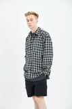 セイントペイン(SAINTPAIN) SP BEAN CHECK SHIRTS-GREEN