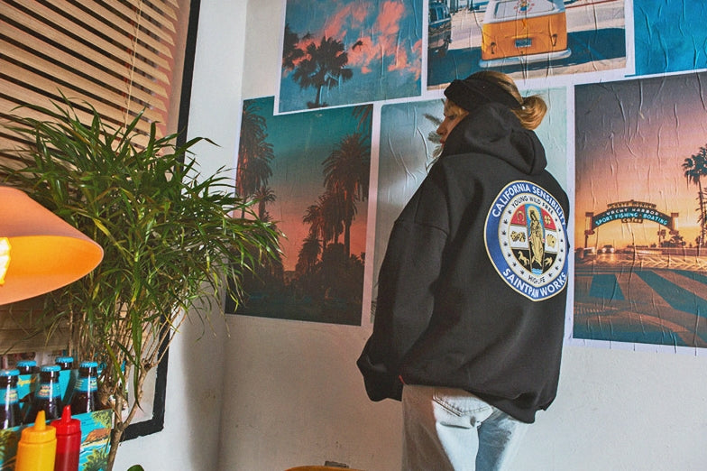 セイントペイン(SAINTPAIN) SP BENEDICT HOOD LS-BLACK