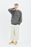 セイントペイン(SAINTPAIN) SP PAISLEY PIGMENT CREWNECK-GRAY