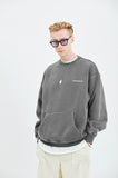 セイントペイン(SAINTPAIN) SP PAISLEY PIGMENT CREWNECK-GRAY