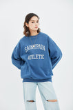 セイントペイン(SAINTPAIN) SP ATHLETIC PIGMENT CREWNECK-BLUE