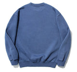 セイントペイン(SAINTPAIN) SP ATHLETIC PIGMENT CREWNECK-BLUE