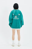 セイントペイン(SAINTPAIN)  SP HL MARIA PIGMENT HOOD-GREEN