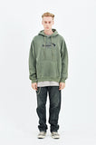 セイントペイン(SAINTPAIN)  SP SAINT LOGO PIGMENT HOOD-KHAKI