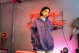 セイントペイン(SAINTPAIN) SP SAINT LOGO PIGMENT HOOD-PURPLE